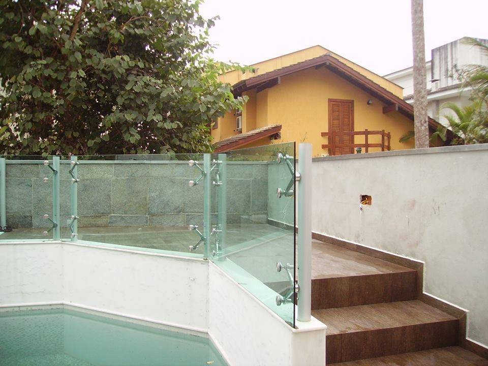 Guarda-corpo de Vidro para Fachada no Jardim São Luiz - Guarda-corpo de Vidro para Escada