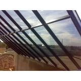 Cobertura de vidro laminado em Moema