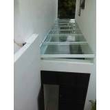 Cobertura de vidro para corredor preço em Itaquera