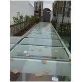 Cobertura de vidro para piscina no Parque São Rafael