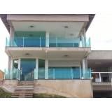 Guarda-corpo de vidro piscina em Engenheiro Goulart