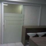 Porta de vidro de correr quanto custa em Diadema